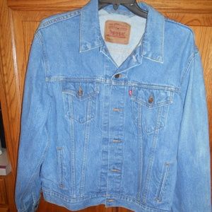 Levi's Denim Hipster Trucker Jacket Mens Size 46